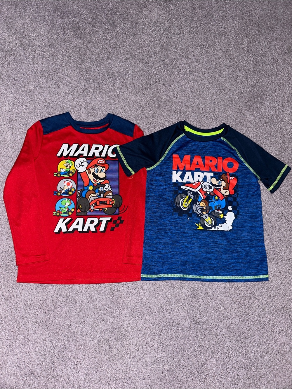 The Super Mario Brothers Boys’ (8) Activewear Shirts